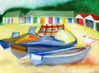 Durley Chine Seagull by Nancy Moniz Charalambous